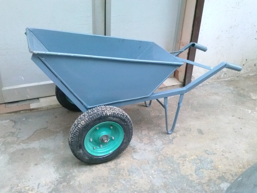 Double Wheel Barrow - Capacity: 150 Kg