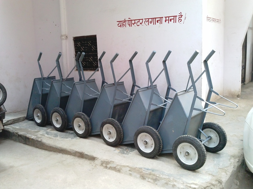 Double Wheel Barrow - Capacity: 150 Kg