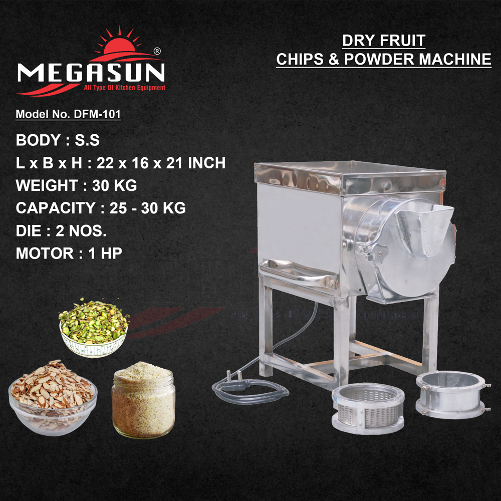 30 Kg Dry Fruit Chips Machine
