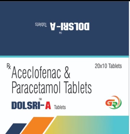 ACECLOFENIC 100MG PARACETAMOL 325MG