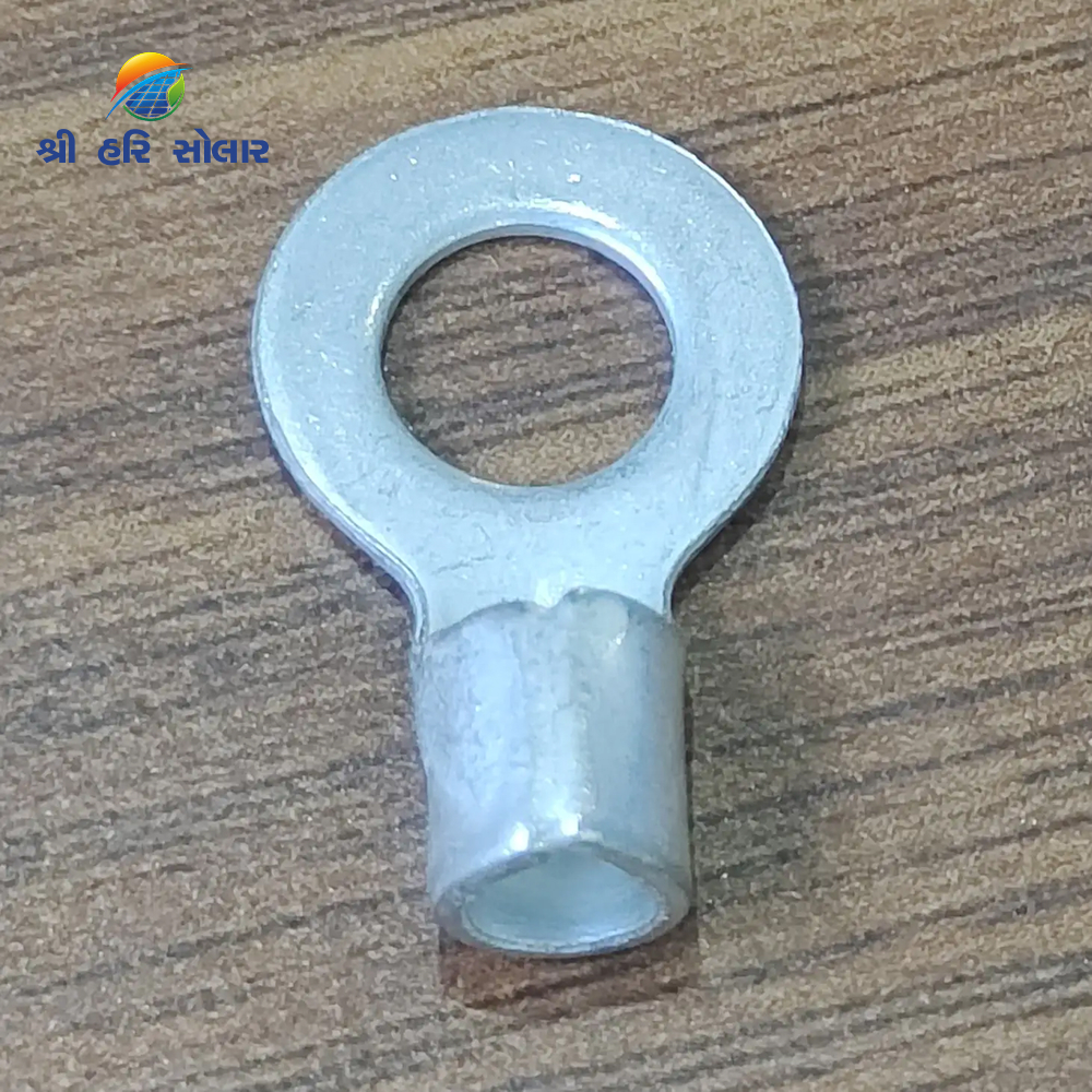 Lug - Ring Coper Lug 4.6 Mm - Application: Used For Secure Electrical Cable Termination And Grounding Connections In Solar Photovoltaic Systems