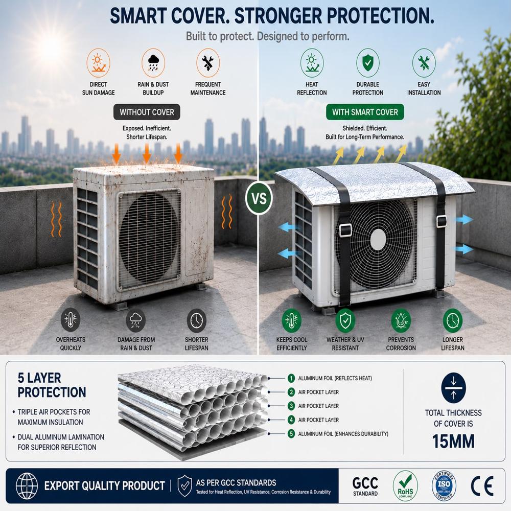 AC OUTDOOR UNIT INSULATION COVER