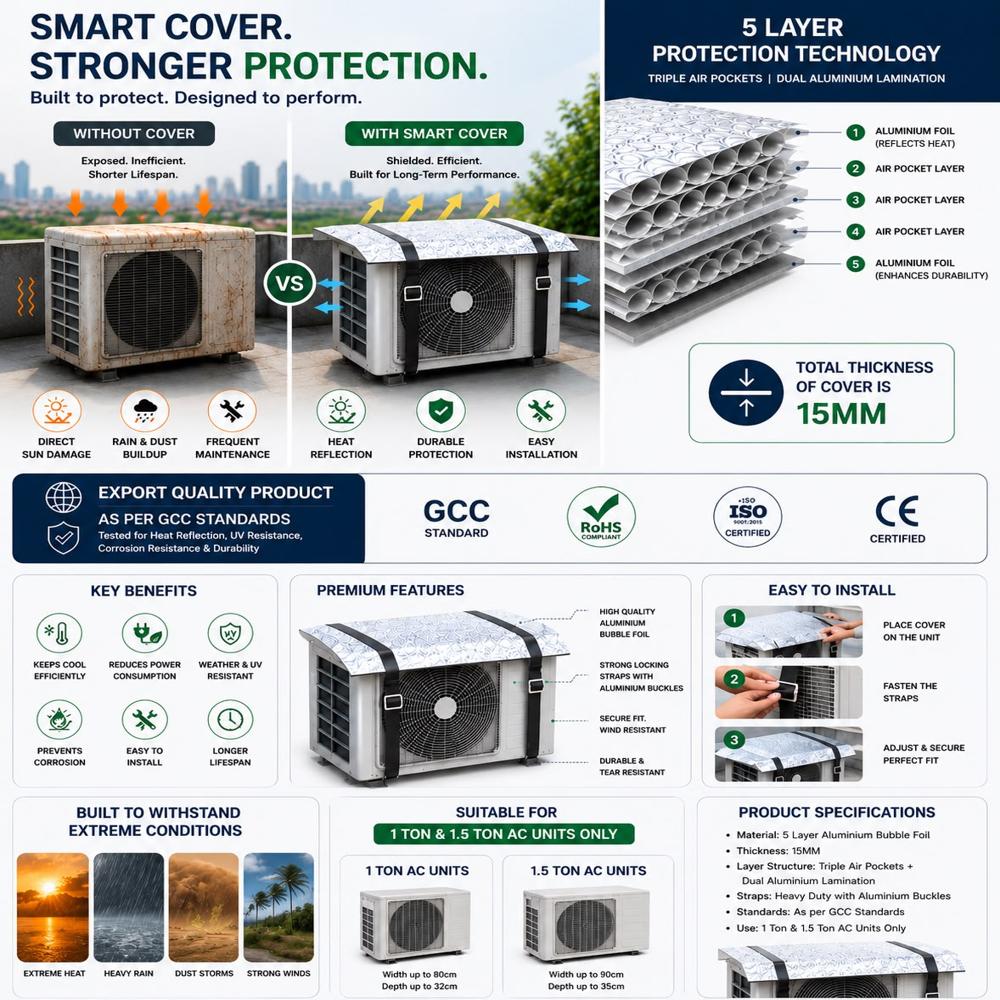 AC OUTDOOR UNIT INSULATION COVER