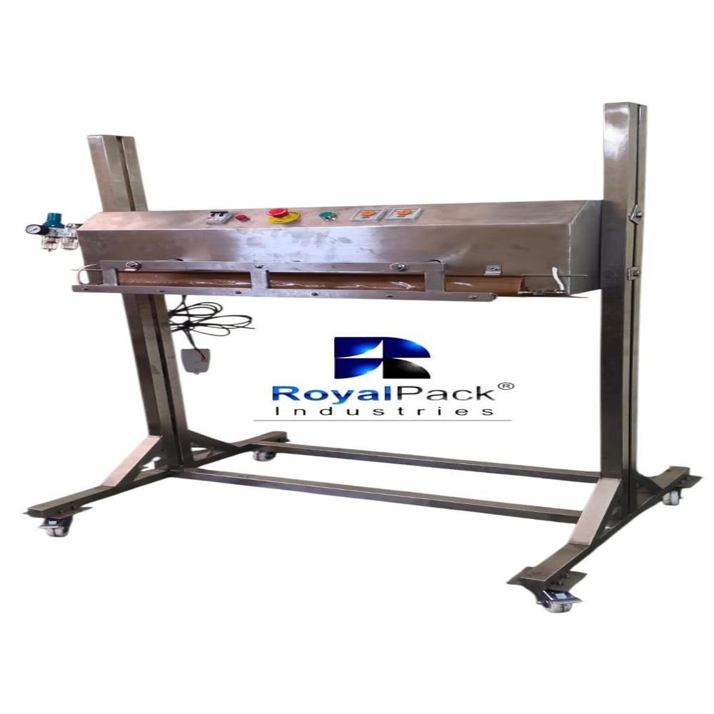 Plastic Bag Sealing Machine - Electric Drive, 220-240 Volt | Blue Finish, Non-automated, New Condition