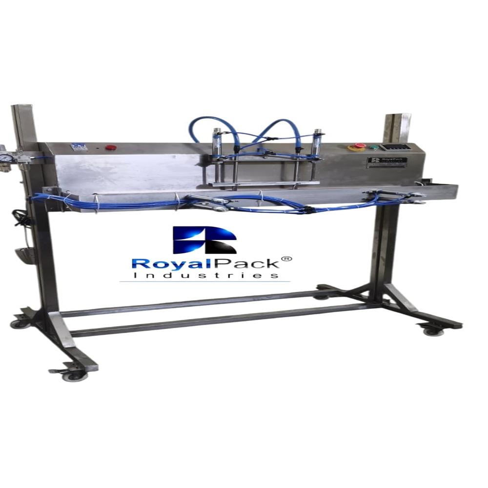 Plastic Bag Sealing Machine - Electric Drive, 220-240 Volt | Blue Finish, Non-automated, New Condition