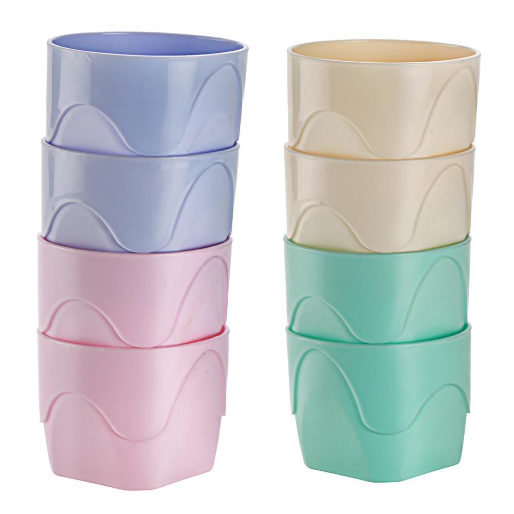 Plastic Bon Bon Tumbler 6 Pcs Nett Packing Pack
