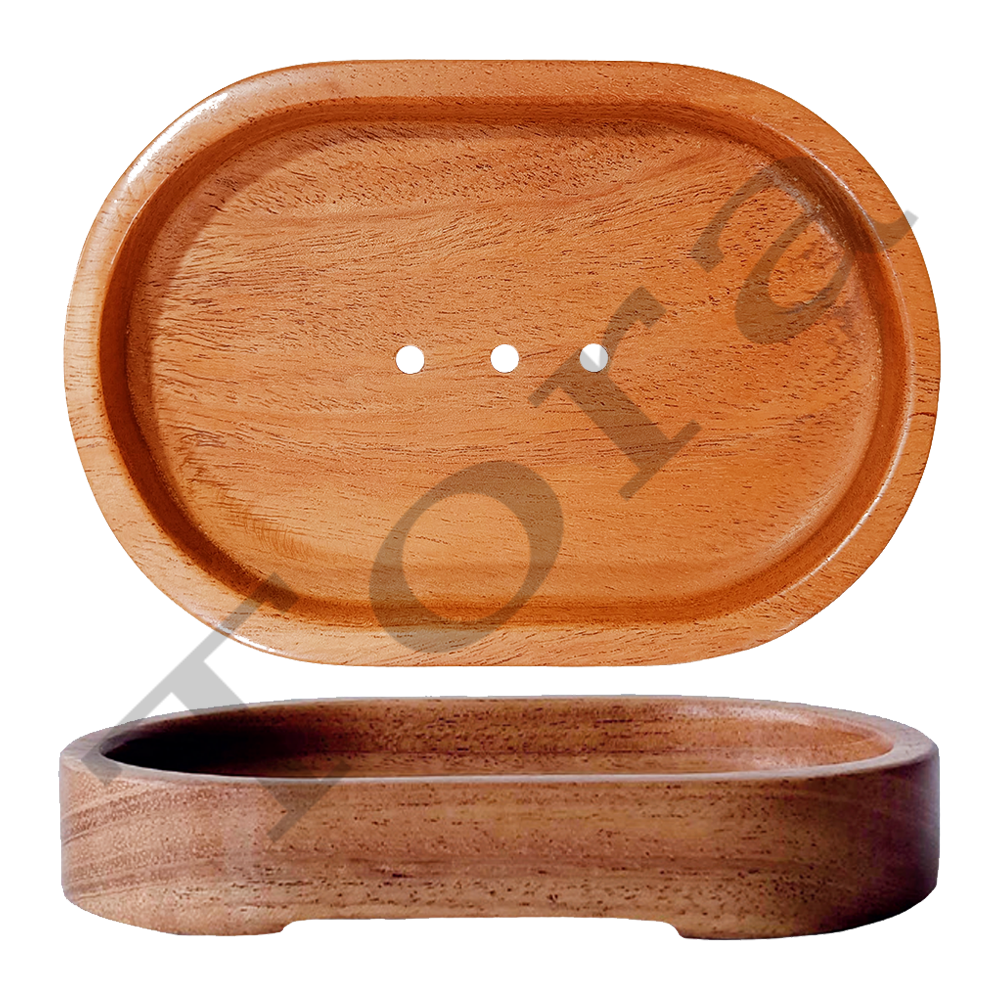 NEEM WOOD SOAP DISH (TCSD2013)