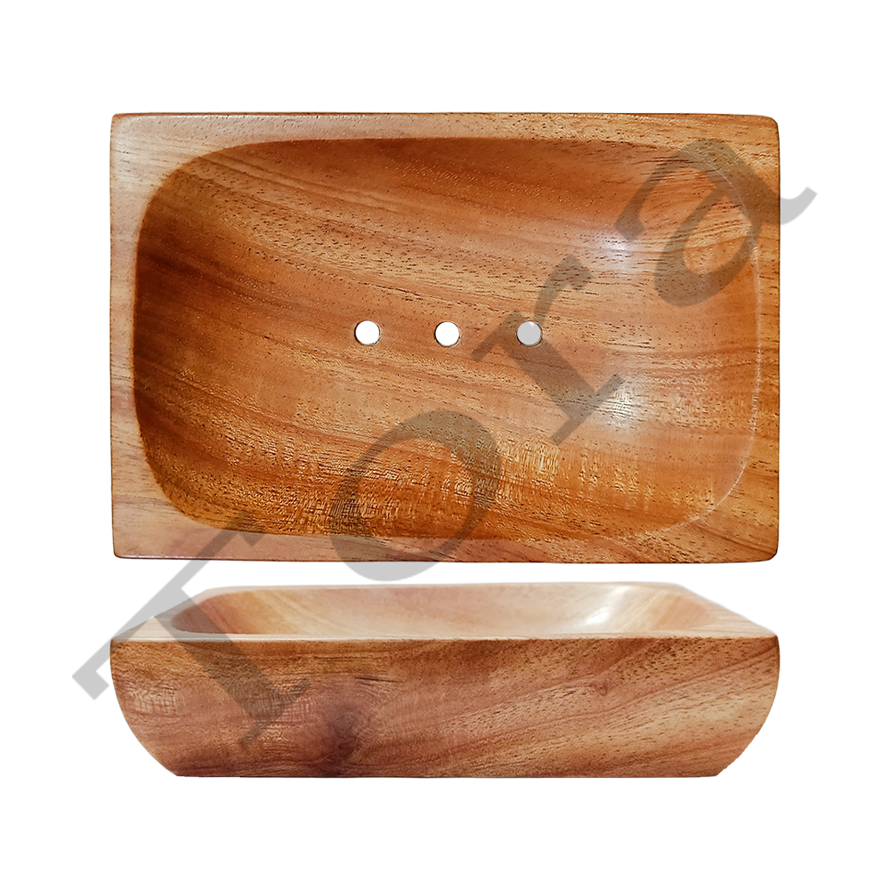 NEEM WOOD SOAP DISH (TCSD2015)