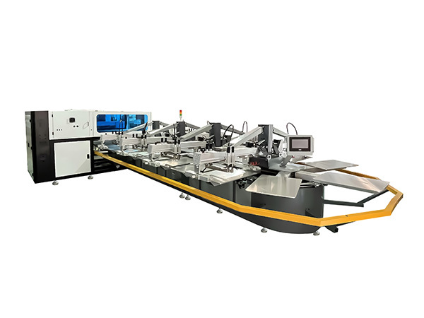 Oval screen printing machine +White ink digital printing machine