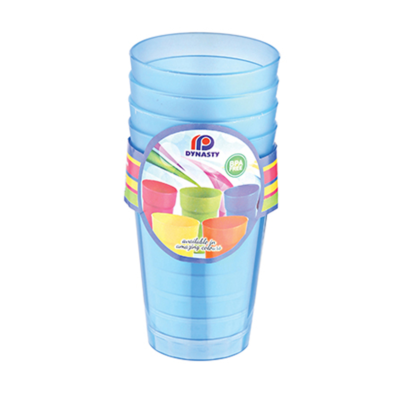 Plastic Sun Tumbler 6 Pcs Pack