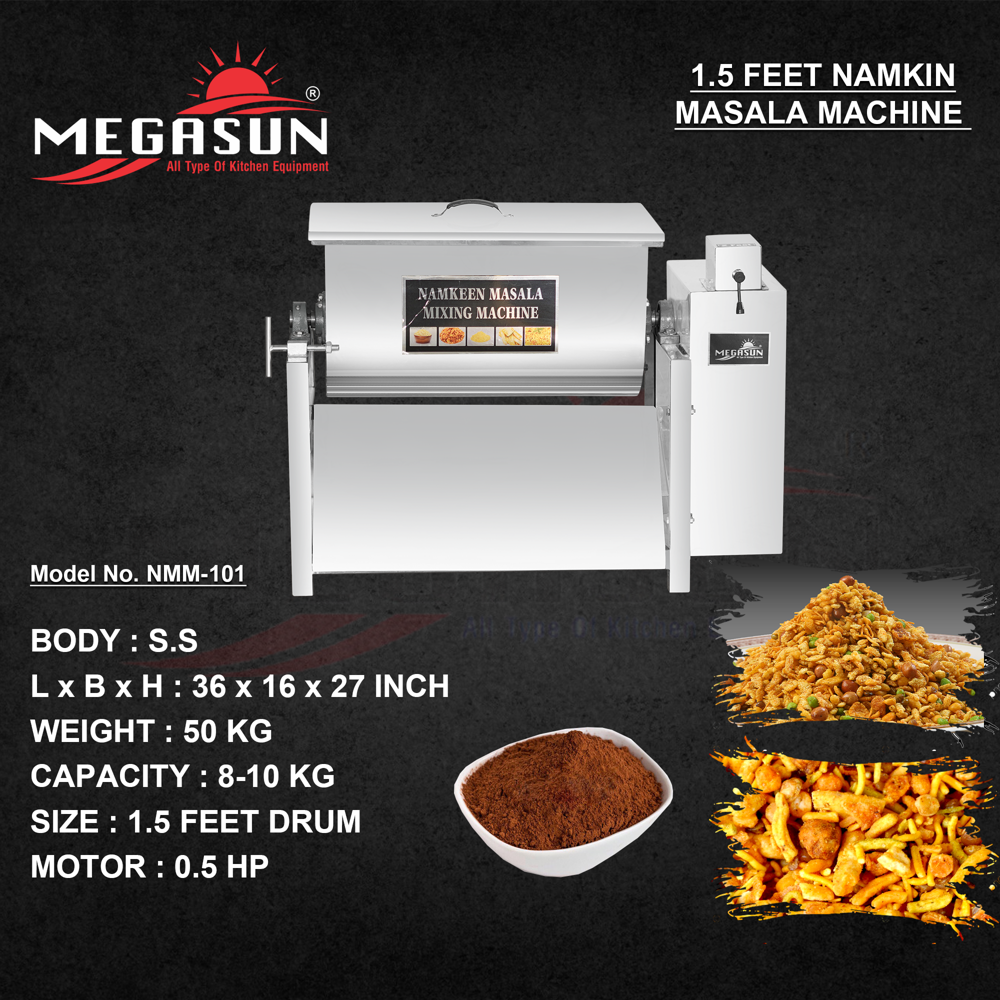 50 Kg Namkeen Masala Mixer Machine