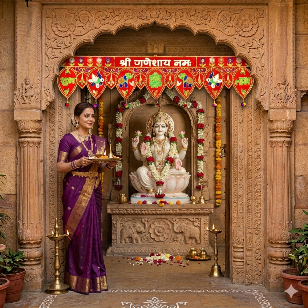 KRISHNA HANDLOOM Designer Toran for Festive Season B 15