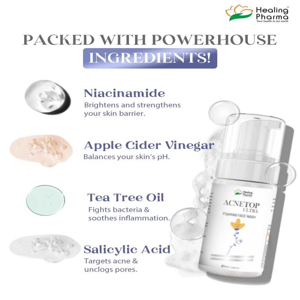 Acnetop Ultra Foaming Face Wash