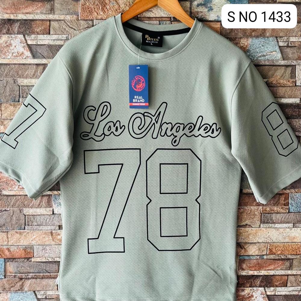 mens branded half sleeve print t-shirt/tshirt