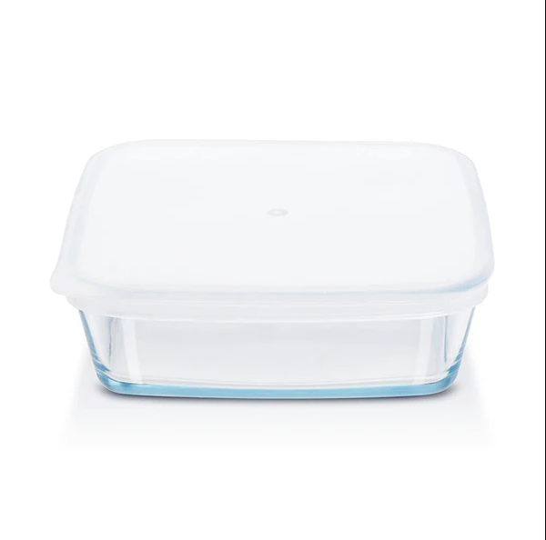 Borosil Square Baking Dish with lid, 1.6L IH22DH12216