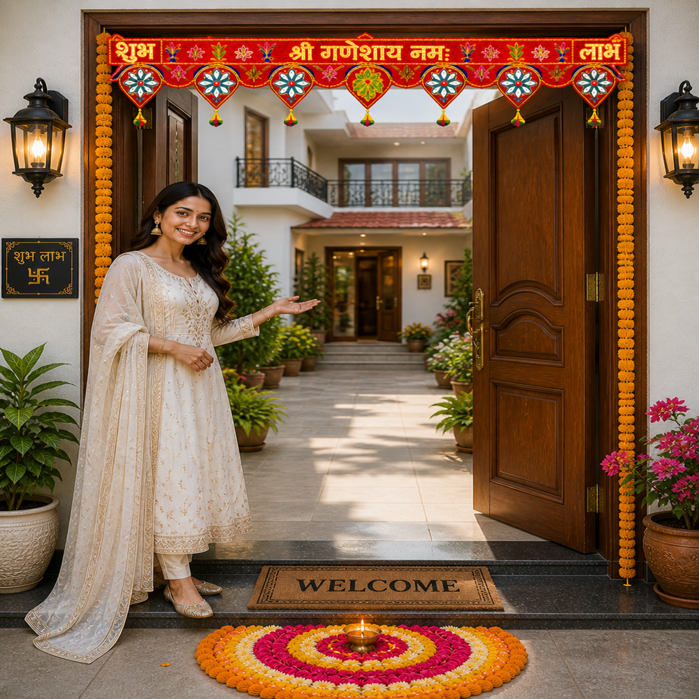 KRISHNA HANDLOOM Attractive Bandarwal for Main Entrance D 1