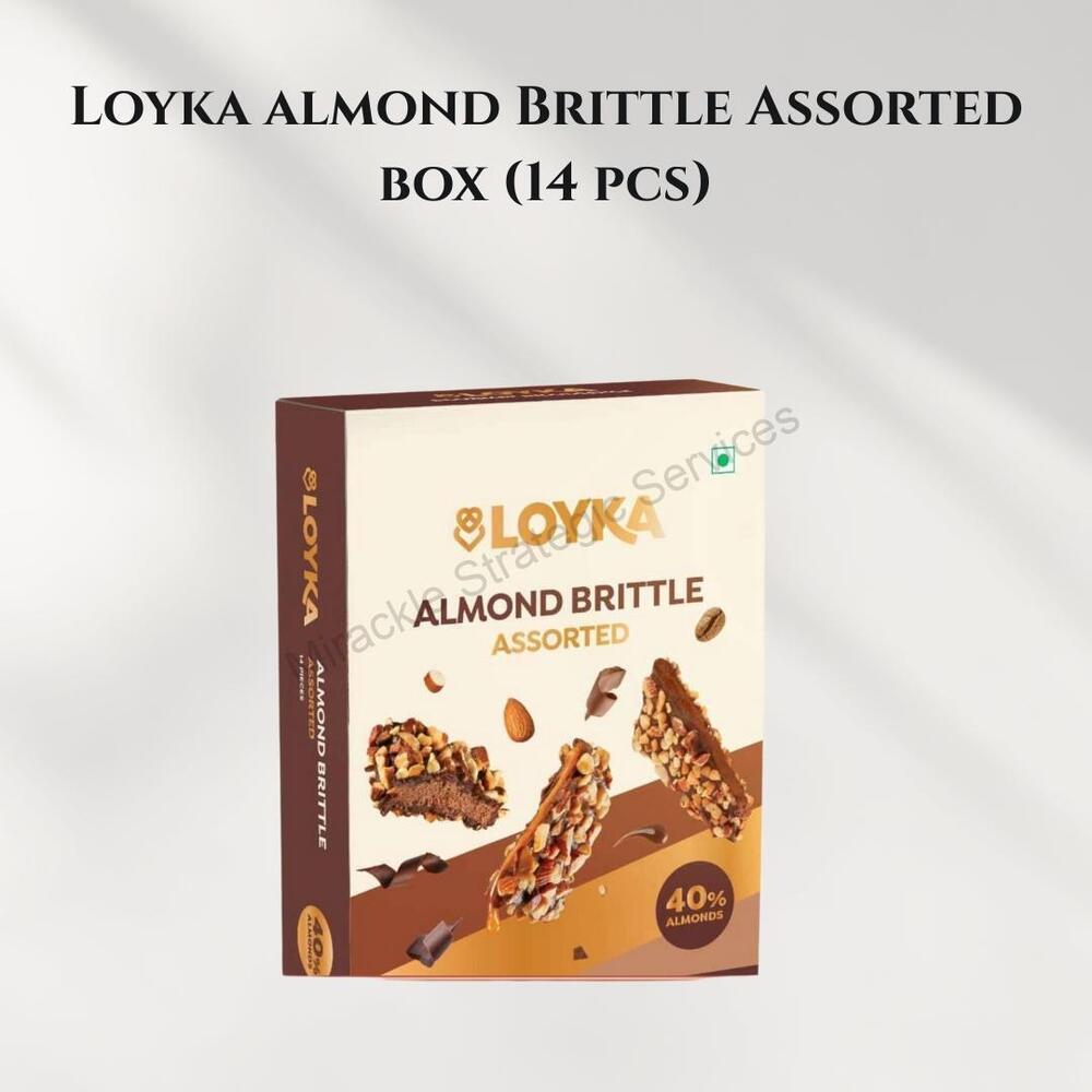 Assorted Almond Brittle - Color: Brown
