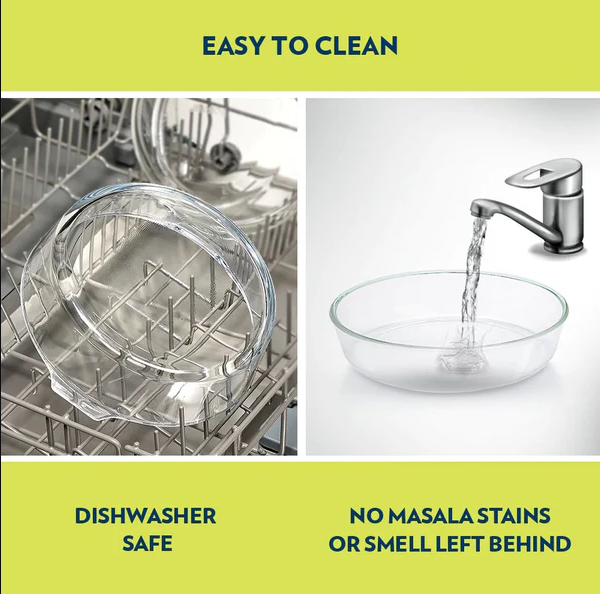 Borosil Round 2000 ML Dish | Microwave & Oven Safe | Transparent | 1 Pc IYRNDSH2000