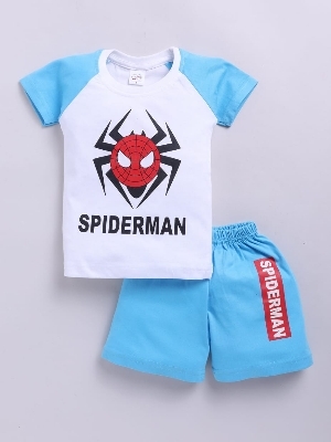 Summer Cotton Babasuit Set For Boys - 16x26