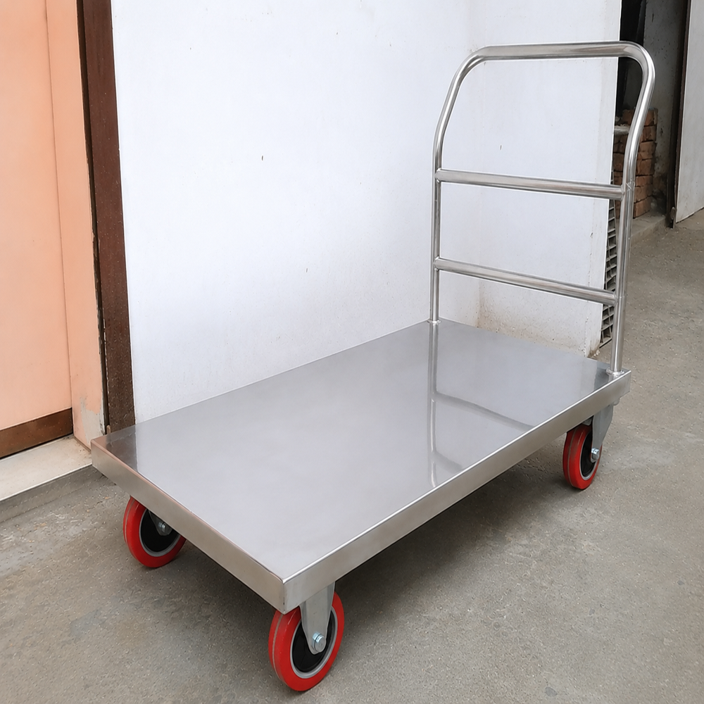 Ss Platform Trolley - Material: Stainless Steel