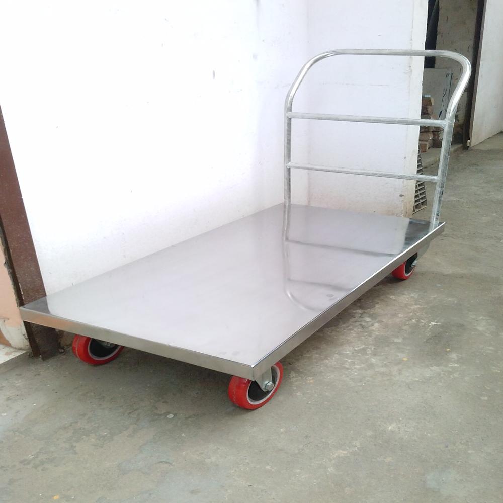 Ss Platform Trolley - Material: Stainless Steel
