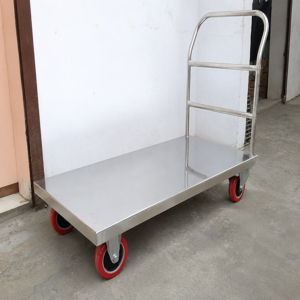 Ss Platform Trolley - Material: Stainless Steel