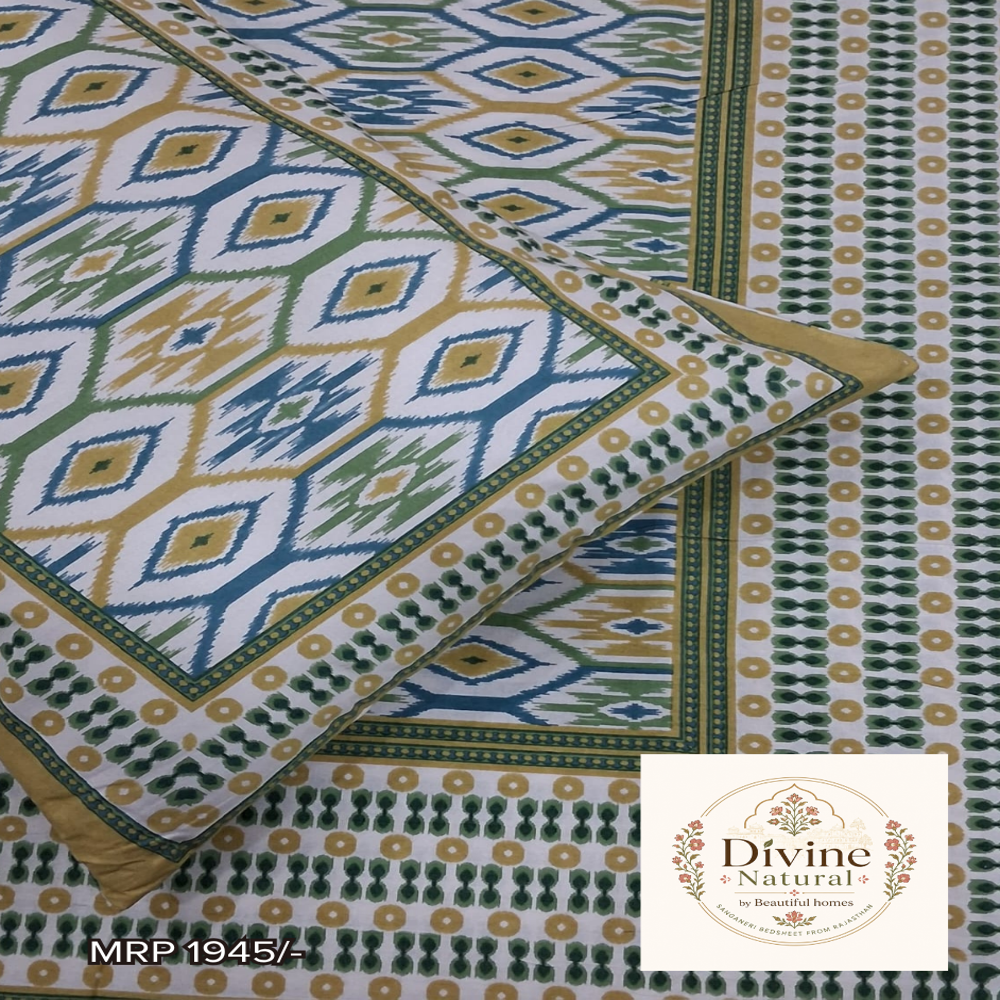 Divine Natural - 100% Cotton King Size 90x100 Inch, Natural Cream, Mercerized Softness, Anti-pilling, Shrink-resistant