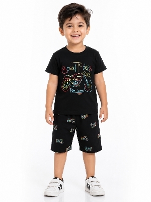 Summer Cotton Babasuit Set For Boys - 16x26