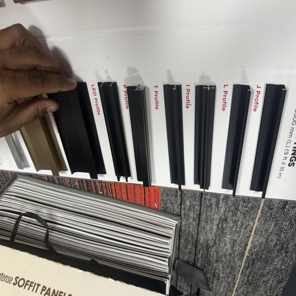 Wall profile Aluminium profile sheet profile connector jointer I profile J profile U profile anodized