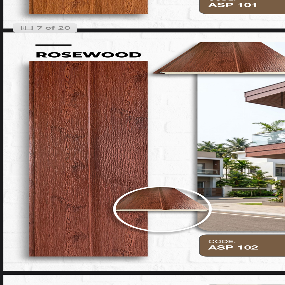 Premium Metal cladding thick insulated foam core aluminium foiling back layer megastar panel