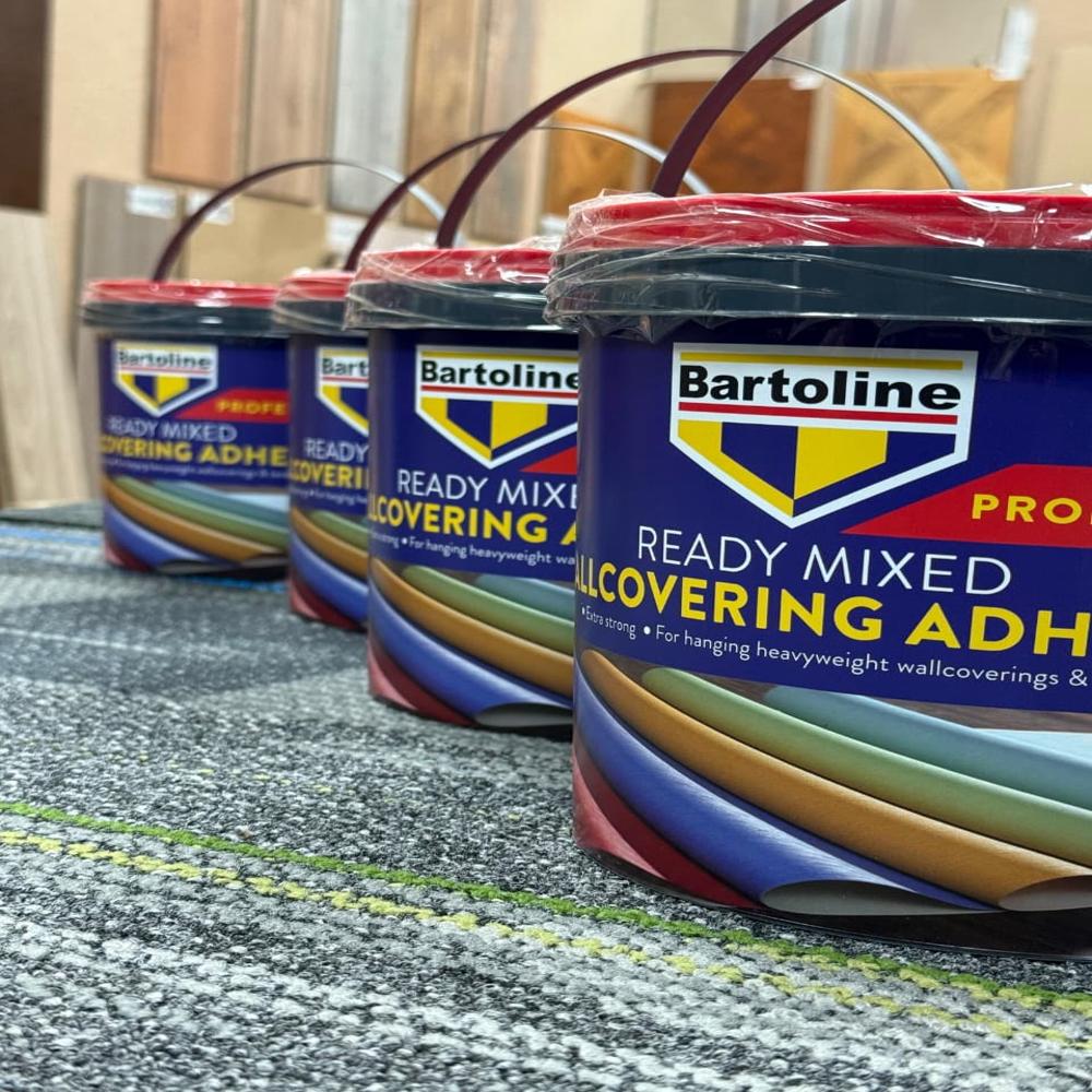 Bartoline Ready mix Premium Wallcovering Adhesive glue for Vinyl & Heavy Wallpapers