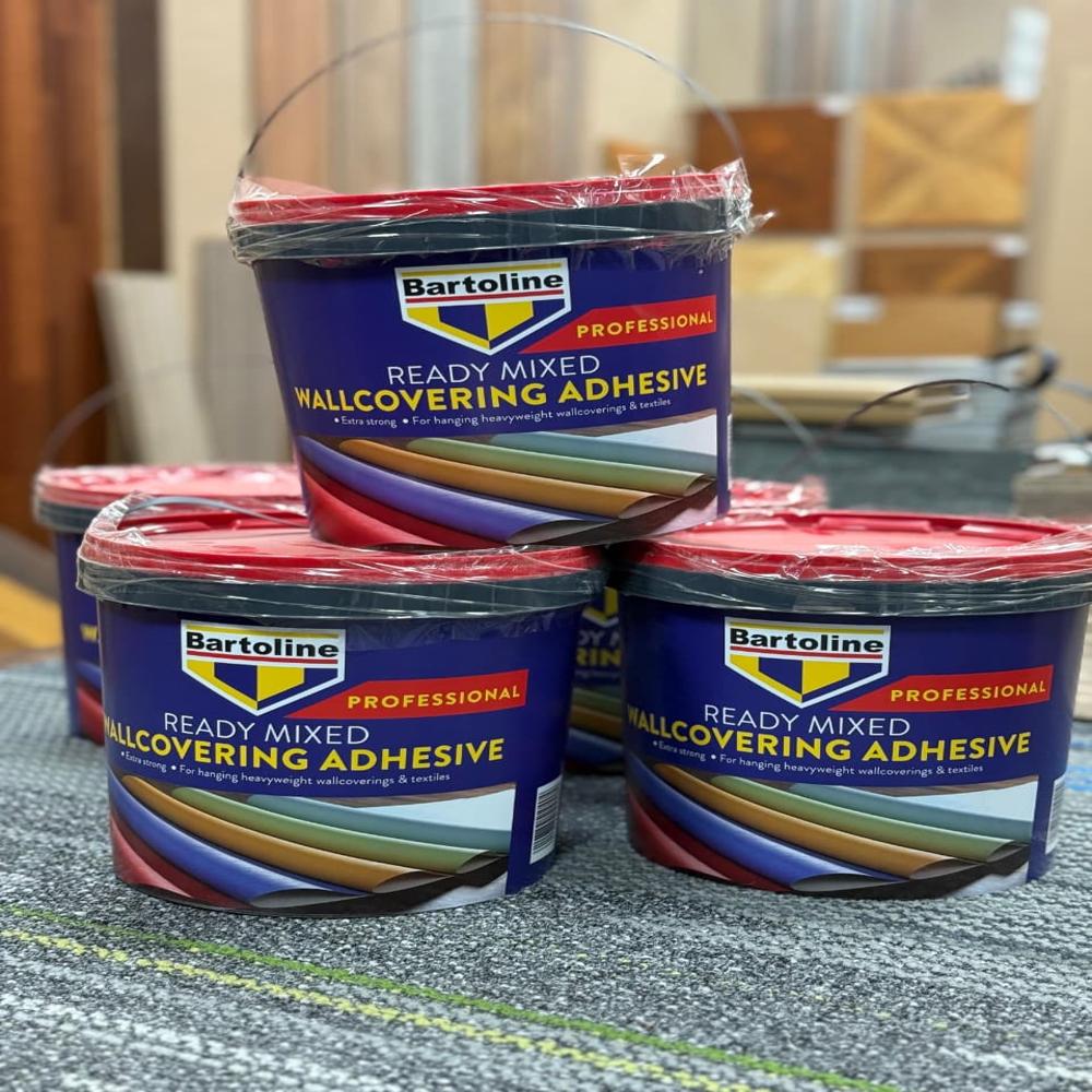 Bartoline Ready mix Premium Wallcovering Adhesive glue for Vinyl & Heavy Wallpapers