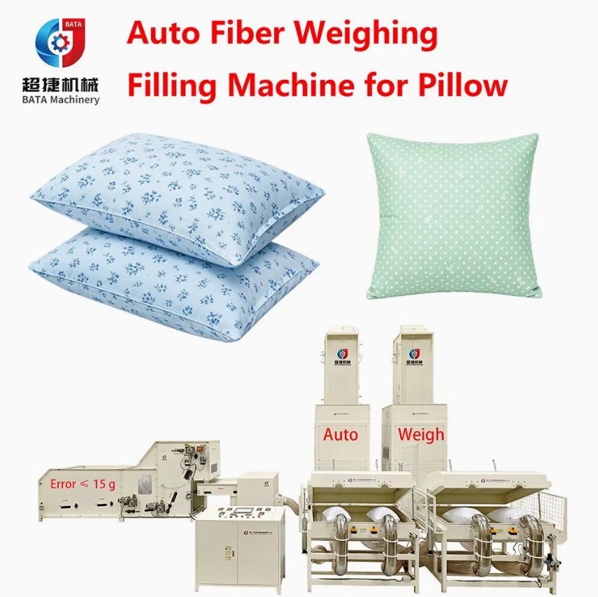 Automatic Cotton Pillow Stuffing Machine Fibre Pad Cushion Making and Fiber Opening Filling Machine