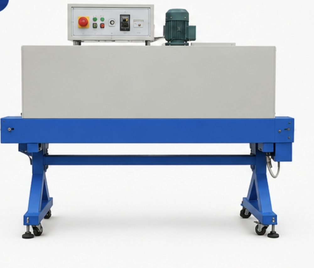 Shrink Packaging Machine - Mild Steel, 220 Volt (V), Semi-automatic, Frequency Speed Control , Highly Efficient Electric Drive System