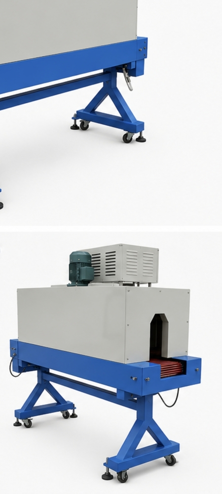Shrink Packaging Machine - Mild Steel, 220 Volt (V), Semi-automatic, Frequency Speed Control , Highly Efficient Electric Drive System
