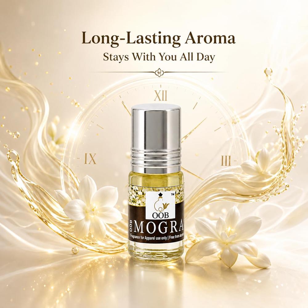 OOB Mogra Roll-On Attar for Men & Women 2.5 ML X 18 pcs