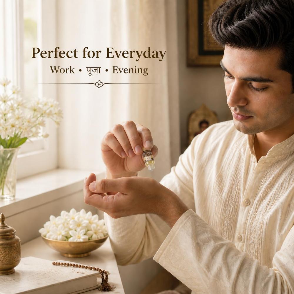 OOB Mogra Roll-On Attar for Men & Women 2.5 ML X 18 pcs