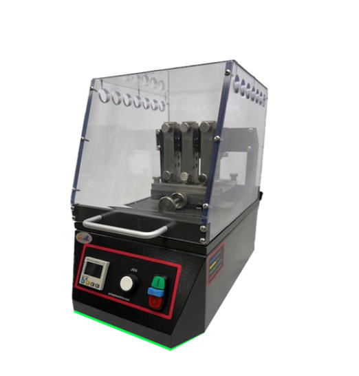 Veslic Colorfastness Abrasion Tester - Stainless Steel, 400x200x260 mm, Digital Cycle Counter | Automatic Abrasion, Multiple Test Pads, Dry/Wet Testing