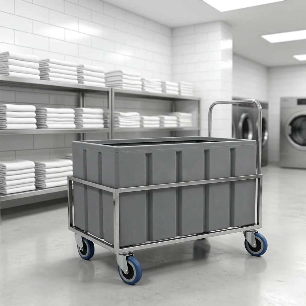 Soiled Linen Trolley - Application: Hospital