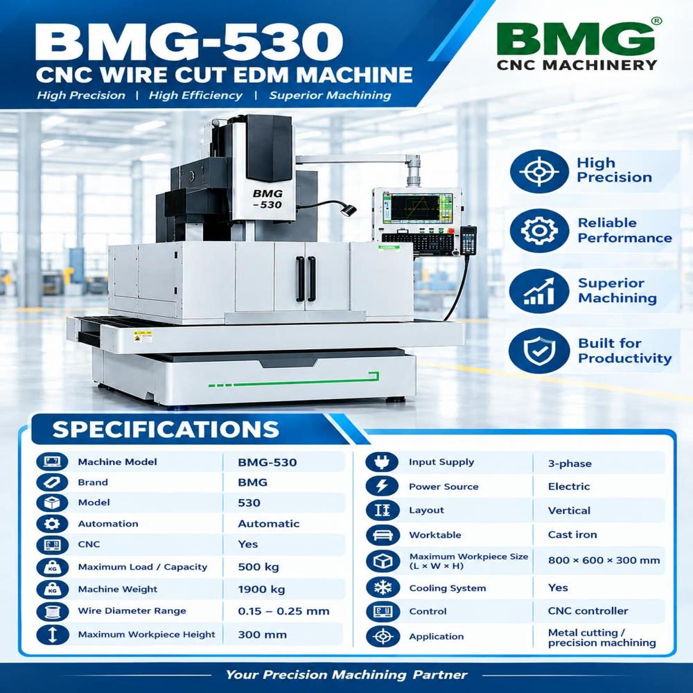 5 Axis Edm Machine - Capacity: 430 Mm Workpiece Height