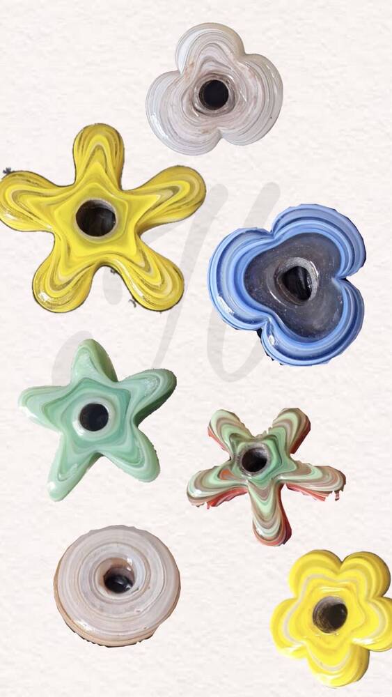 Coin Flower Beads