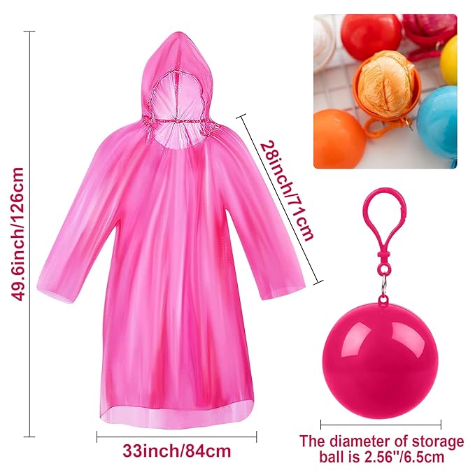 Ball Rain Card Universal Disposable Raincoat