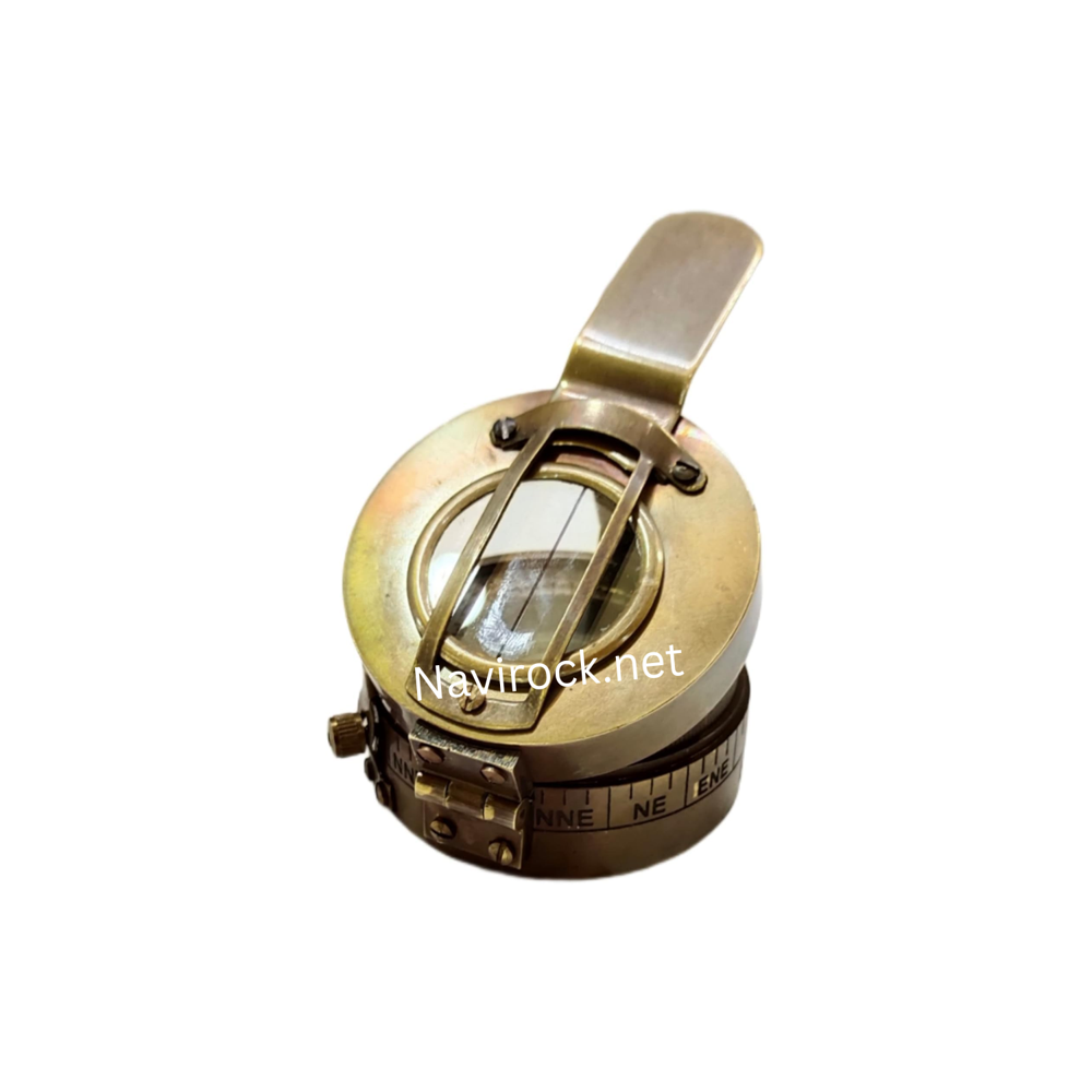 Antique Style Marine Brass Compass Handmade Classical Military Navigational Collectible Gift Item
