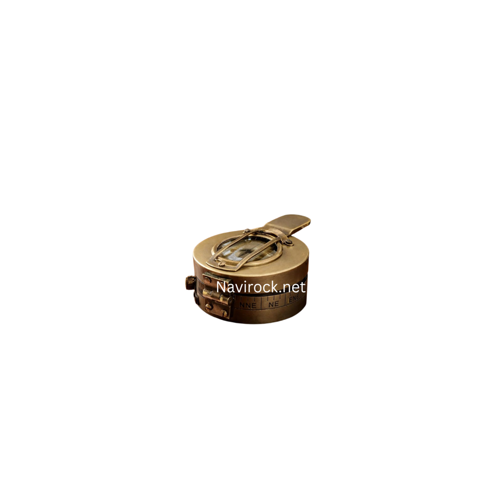 Antique Style Marine Brass Compass Handmade Classical Military Navigational Collectible Gift Item