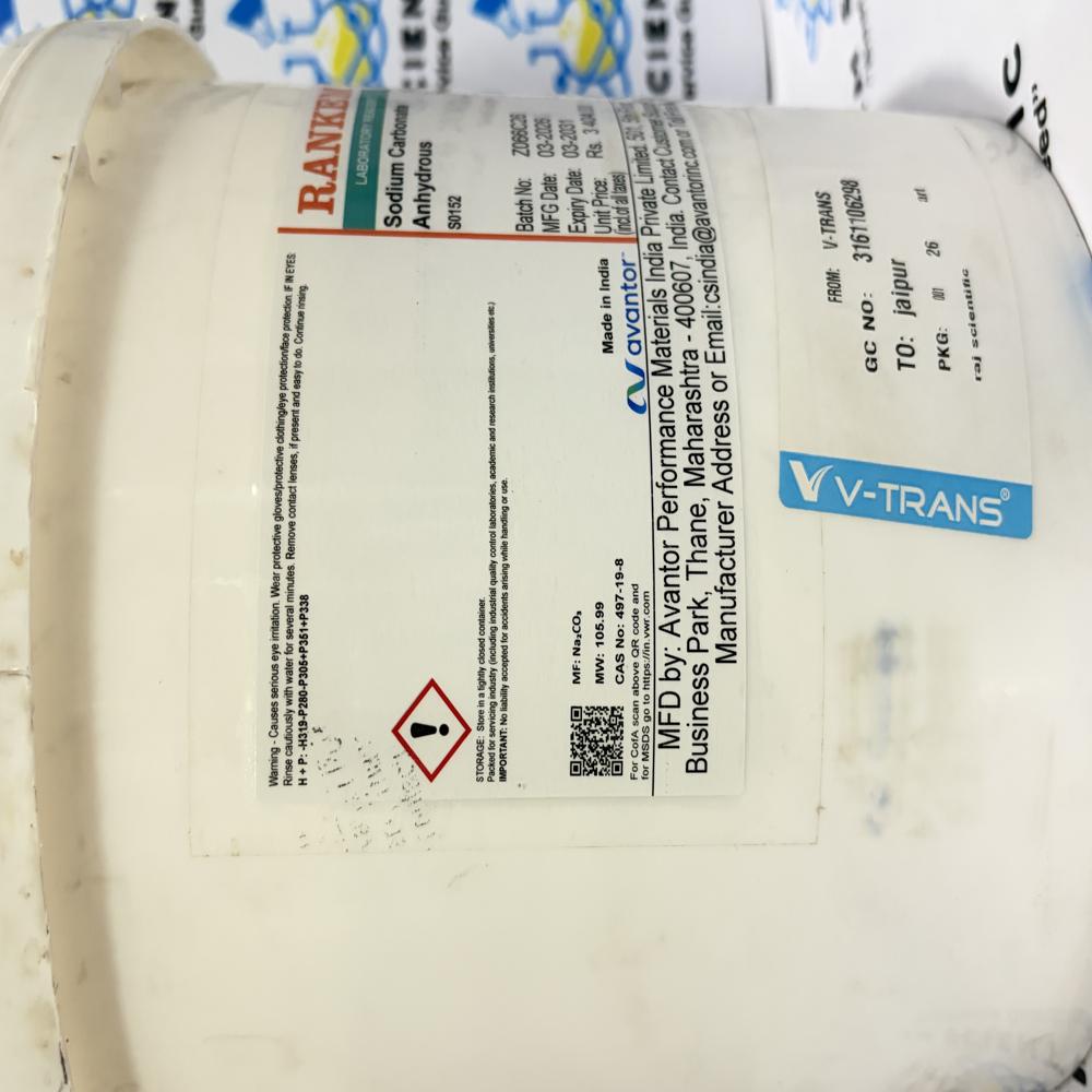 Sodium Carbonate Anhydrous Rankem 5kg