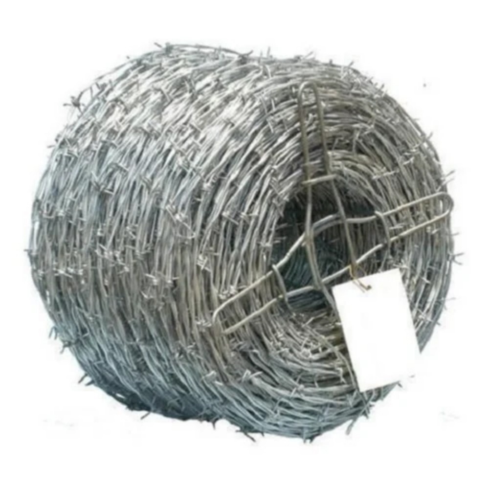 Galvanized Iron Barbed Wire - High-quality Iron Material | Resilient Rust & Corrosion Resistance For Industrial Fencing Solutions, Warranty Included