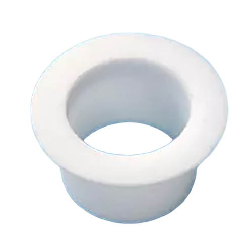PTFE T Bush - Virgin PTFE, Custom Sizes, White, Shore D 50-60 Hardness, Low Friction 0.05, ASTM D4894/D4895