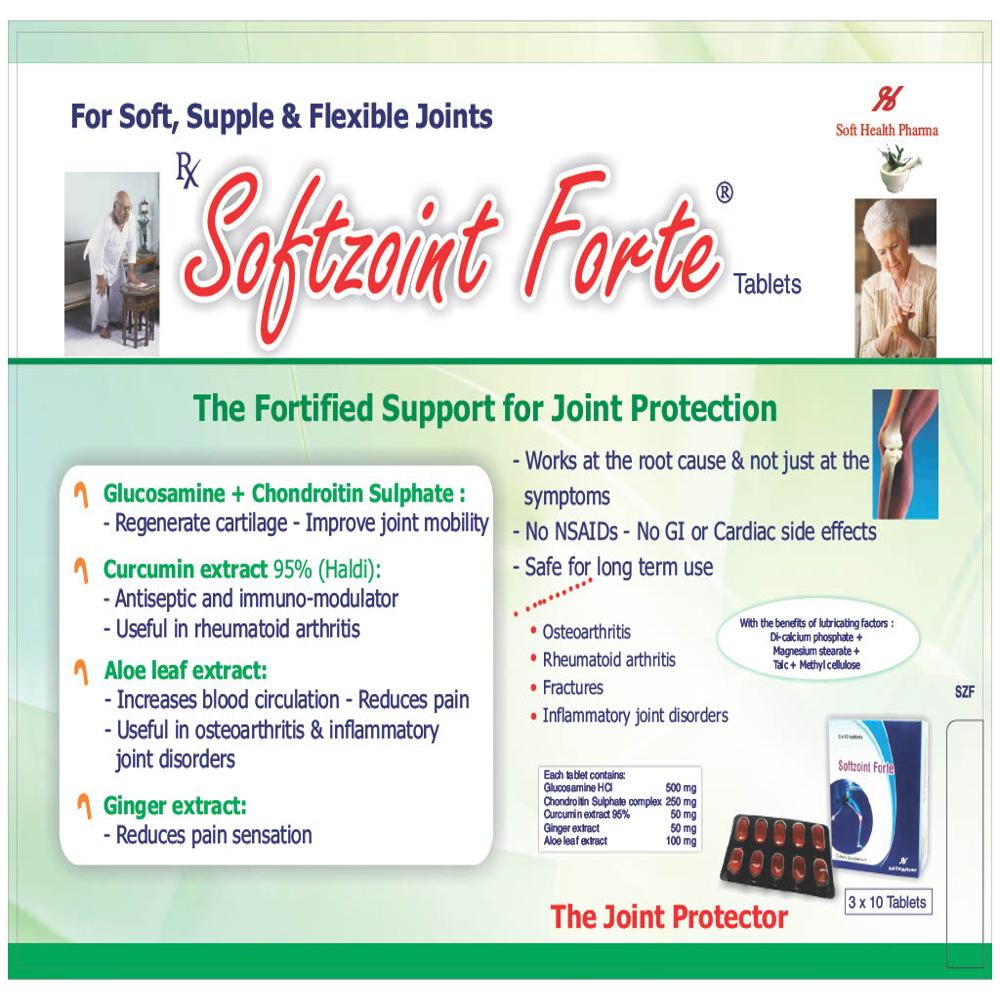 Softzoint Forte Tablets - Drug Type: Health Supplements