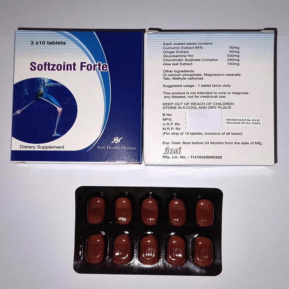 Softzoint Forte Tablets - Drug Type: Health Supplements