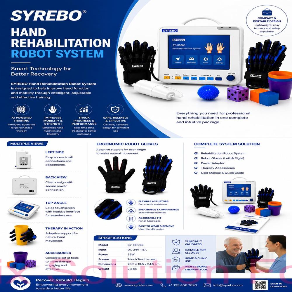 Advanced Finger Mobility Training Robot Gloves for Hand Recovery
